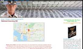 
							         National Sourcing INC - Tampa, Florida - The Security Officer Network								  
							    