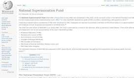 
							         National Superannuation Fund - Wikipedia								  
							    