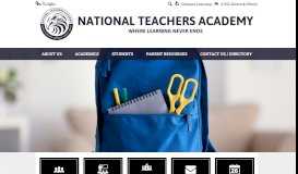 
							         National Teachers Academy | AUSL								  
							    