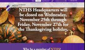 
							         National Technical Honor Society: NTHS								  
							    