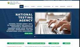 
							         National Testing Agency (NTA)								  
							    
