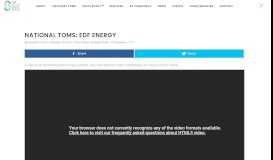 
							         National TOMs: EDF Energy - Social Value Portal								  
							    
