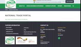 
							         National Trade Portal | Directorate of Investment and Company ...								  
							    
