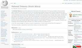 
							         National Treasury (South Africa) - Wikipedia								  
							    