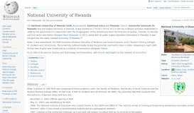 
							         National University of Rwanda - Wikipedia								  
							    