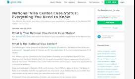 
							         National Visa Center Case Status: Everything You Need to Know								  
							    