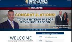 
							         Nations Ford Community Church Ministries								  
							    