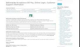 
							         Nationwide Acceptance Bill Pay, Online Login, Customer ...								  
							    