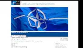
							         NATO - NATO Vacancies								  
							    
