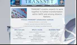 
							         NATO Transnet portal								  
							    