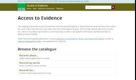 
							         Natural England Access to Evidence								  
							    