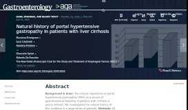 
							         Natural history of portal hypertensive gastropathy in patients with liver ...								  
							    