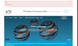 
							         Natural Products Atlas web portal								  
							    