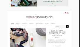 
							         naturalbeauty.de - DAS Portal für echte Naturkosmetik								  
							    