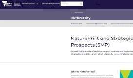 
							         NaturePrint and Strategic Management Prospects (SMP) - Environment								  
							    