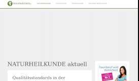 
							         NATURHEILKUNDE - Heilpraktiker Portal								  
							    
