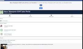 
							         Nava Telangana GOVT Jobs Portal - Home | Facebook								  
							    
