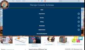 
							         Navajo County Arizona Government Services, Resources and ...								  
							    
