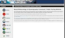 
							         Naval Meteorology and Oceanography Command | Public Facing								  
							    
