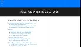 
							         Naval Pay Office Individual Login - Duck DNS								  
							    