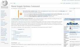 
							         Naval Supply Systems Command - Wikipedia								  
							    