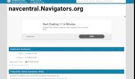 
							         navcentral.navigators.org Website statistics and traffic analysis ...								  
							    