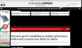 
							         Naveen govt's ambitious online grievance redressal system has little ...								  
							    