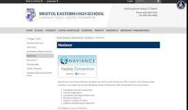 
							         Naviance - Bristol Eastern High School								  
							    