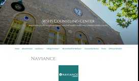 
							         Naviance – WSHS Counseling Center								  
							    