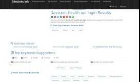 
							         Navicent health api login Results For Websites Listing								  
							    