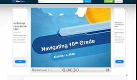
							         Navigating 10 th Grade October 1, Introductions Mr. Foxworth ...								  
							    