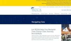 
							         Navigating Care - Regional Cancer Care Associates								  
							    