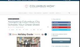 
							         Navigating Columbus City Schools: Your Cheat Sheet								  
							    