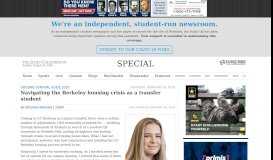 
							         Navigating the Berkeley housing crisis as a transfer student | The Daily ...								  
							    