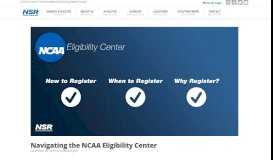 
							         Navigating the NCAA Eligibility Center | National Scouting Report								  
							    