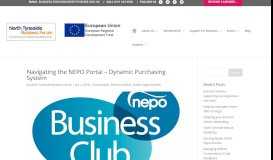 
							         Navigating the NEPO Portal - Dynamic Purchasing System | North ...								  
							    