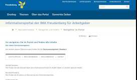 
							         Navigation im Portal - Informationsportal der BKK Freudenberg für ...								  
							    