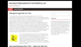 
							         Navigationsgeräte im Test - navigationsgeraete-testportal.de								  
							    