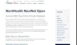 
							         NaviNet Open - NantHealth								  
							    
