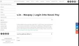
							         Navpay.gov.in – Navpay | Login into Naval Pay | Global Grind								  
							    