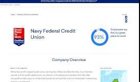 
							         Navy Federal Credit Union - Great Place To Work United States								  
							    