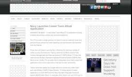 
							         Navy Launches Career Tools Afloat Application - MilitarySpot ...								  
							    