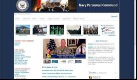 
							         Navy Personnel Command								  
							    