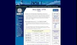 
							         Navy SBIR / STTR Program								  
							    