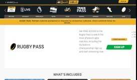 
							         NBC Sports Gold Rugby Pass								  
							    