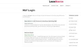 
							         Nbf Login — One Click Access - loginhunter.com								  
							    
