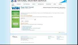 
							         NBM Station Table - National Weather Service								  
							    