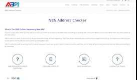 
							         NBN Address Checker - Austral Business Machines								  
							    