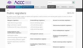 
							         NBN Co Operations Manual v4.0 - ACCC › Public registers								  
							    