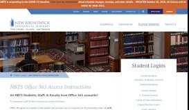 
							         NBTS Office 365 Access Instructions - New Brunswick Theological ...								  
							    